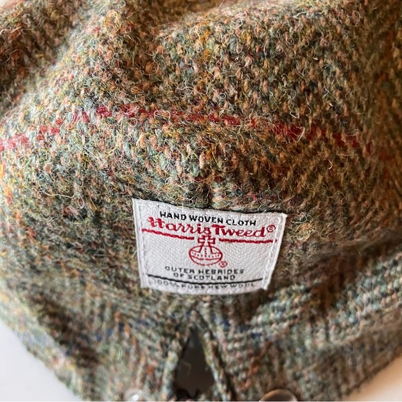 Maccessori Other - Men's Harris Tweed Flat Cap adjustable made in Scotland 100% Handwoven Wool